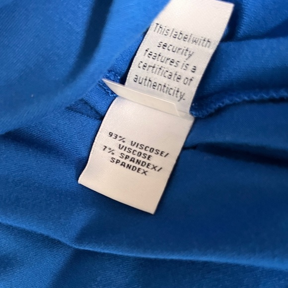 DVF New Julian Two Mini Diane Avon Furstenberg royal blue wrap dress 4 - Picture 7 of 8